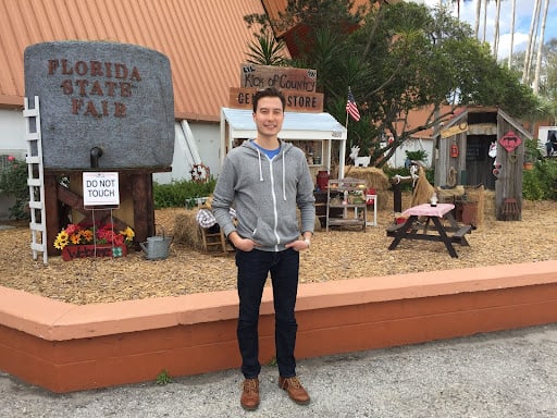 Tiago Forte at the Florida State Fair