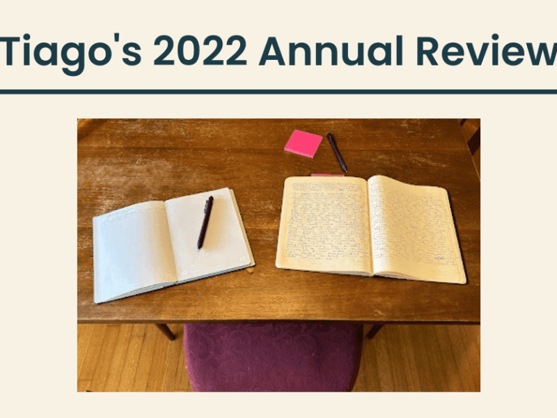 Tiago's annual review