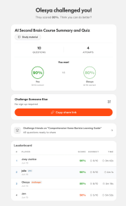 The AI Second Brain Quiz in Recall